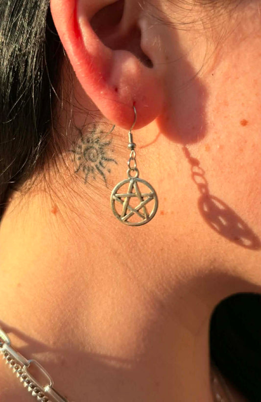 Pentagram Earrings